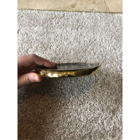 Sembol Pure Bone Porcelain Four Piece Set Black and Gold Cup and Plate - Picture 3 of 15